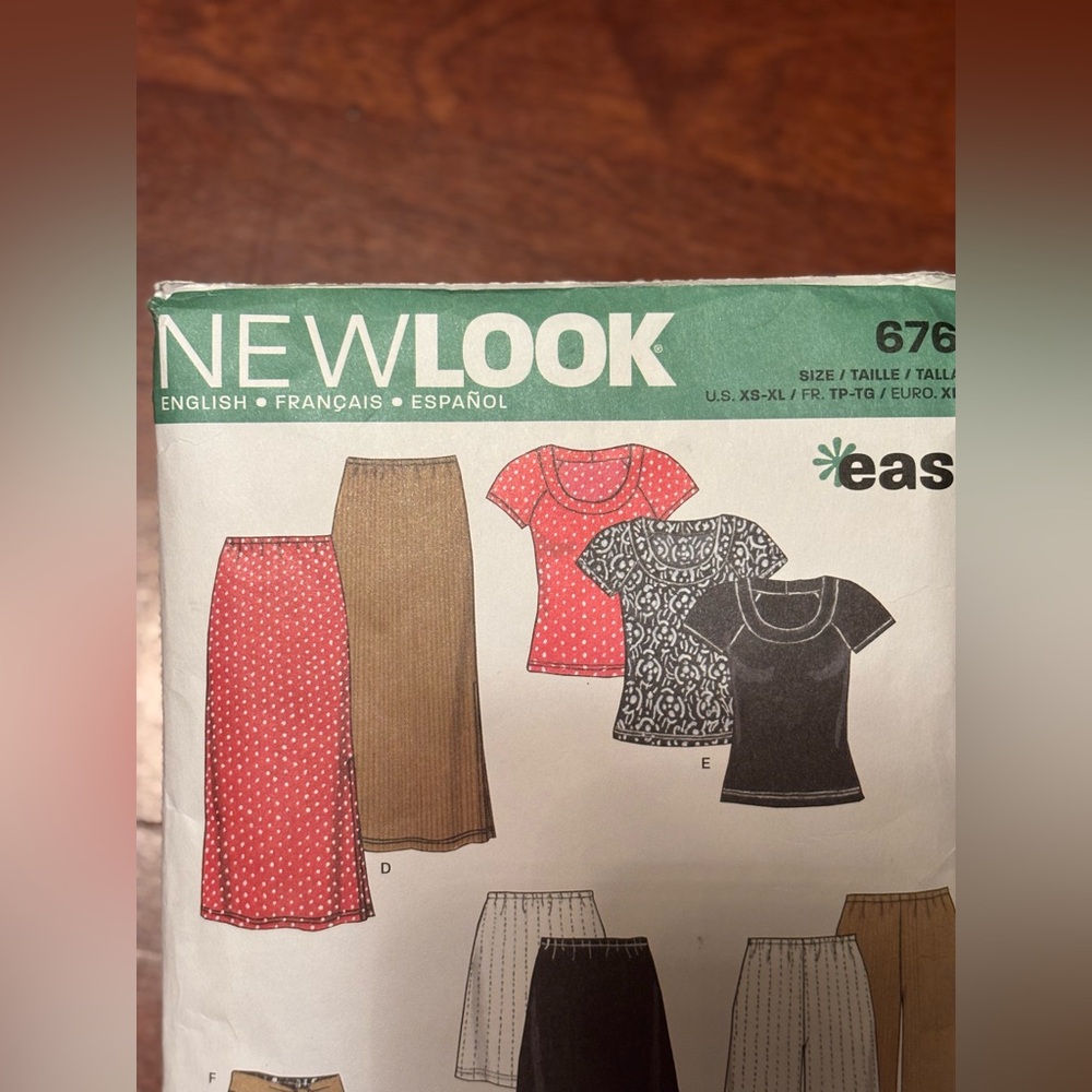 2/$20 New Look Sewing Pattern for Skirts, pants and tops - Picture 2 of 5
